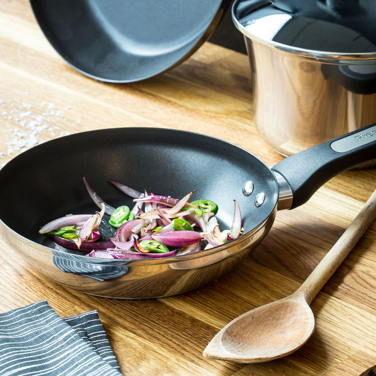Induction Non-stick Stainless Set