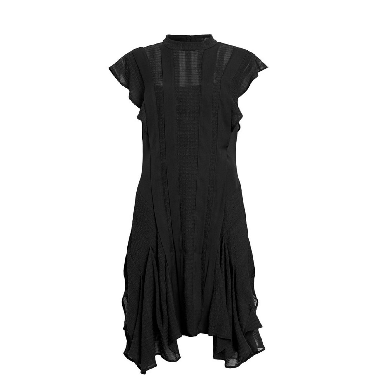 Fleur Texture Ruffle Dress