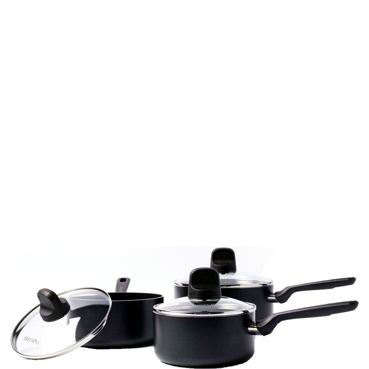 Three-Piece Non-Stick Saucepan Set