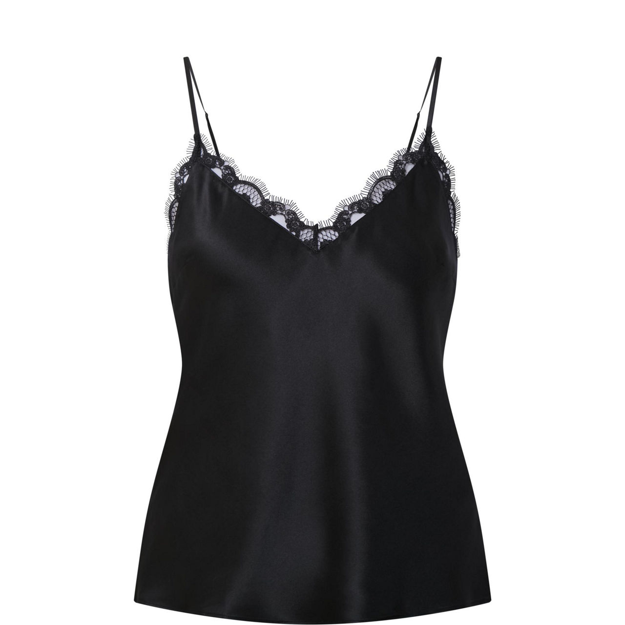 Love Me Lace Silk Camisole Top