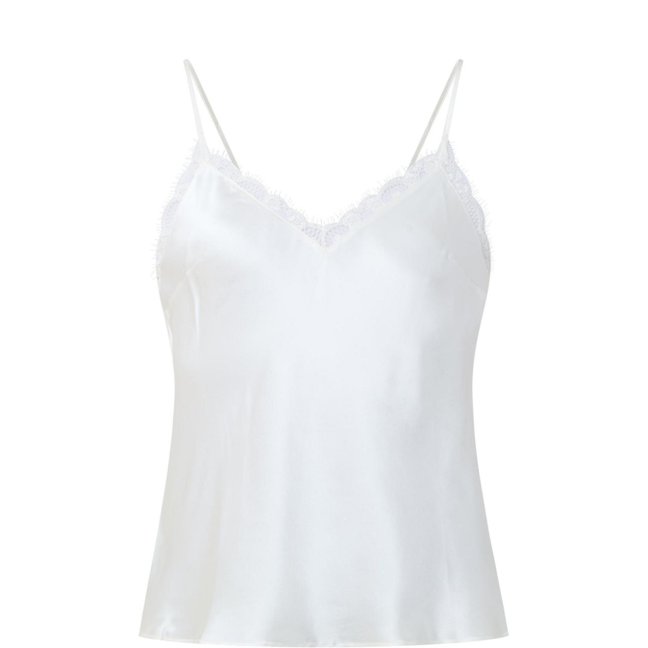 Love Me Lace Silk Camisole Top