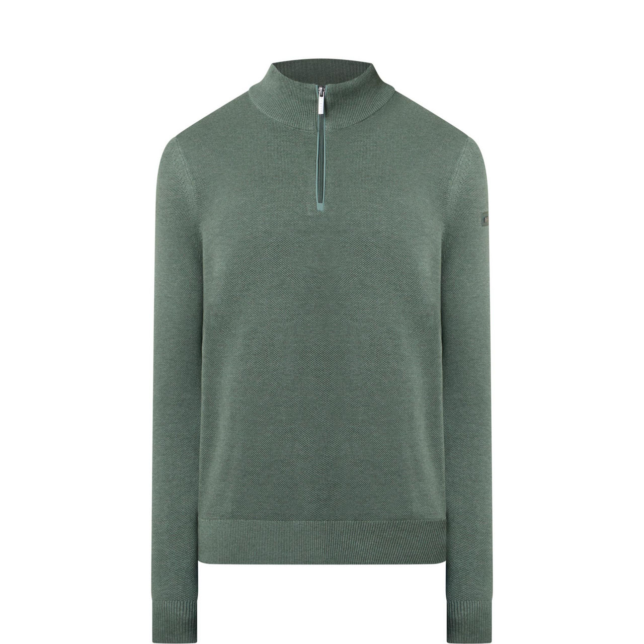 Structure Logo Half-Zip Sweater