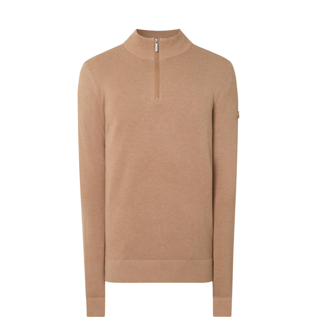 Structure Logo Half-Zip Sweater