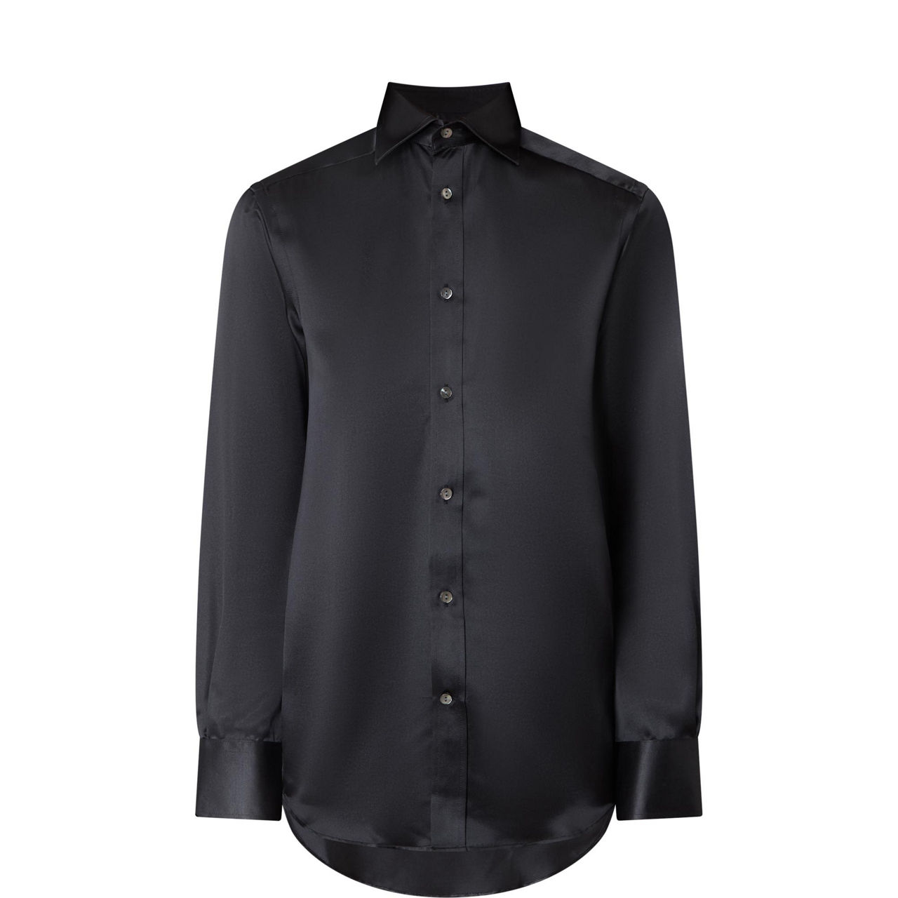 The Boyfriend Silk Satin Shirt