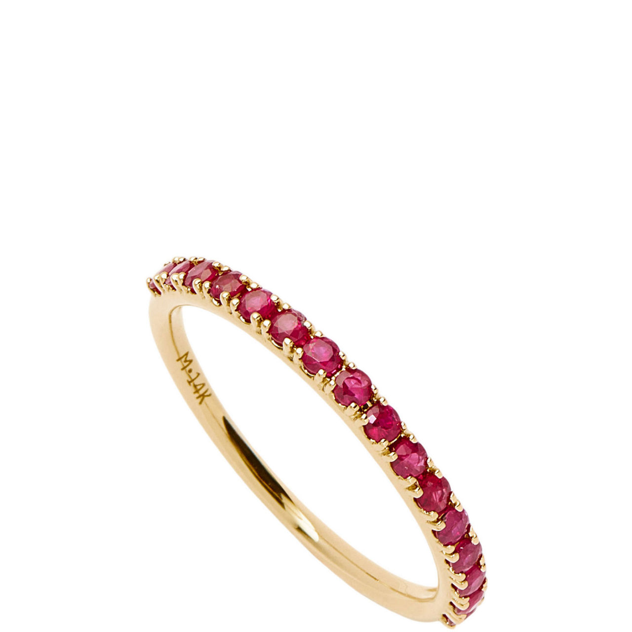 Fine Half Ruby Eternity Ring