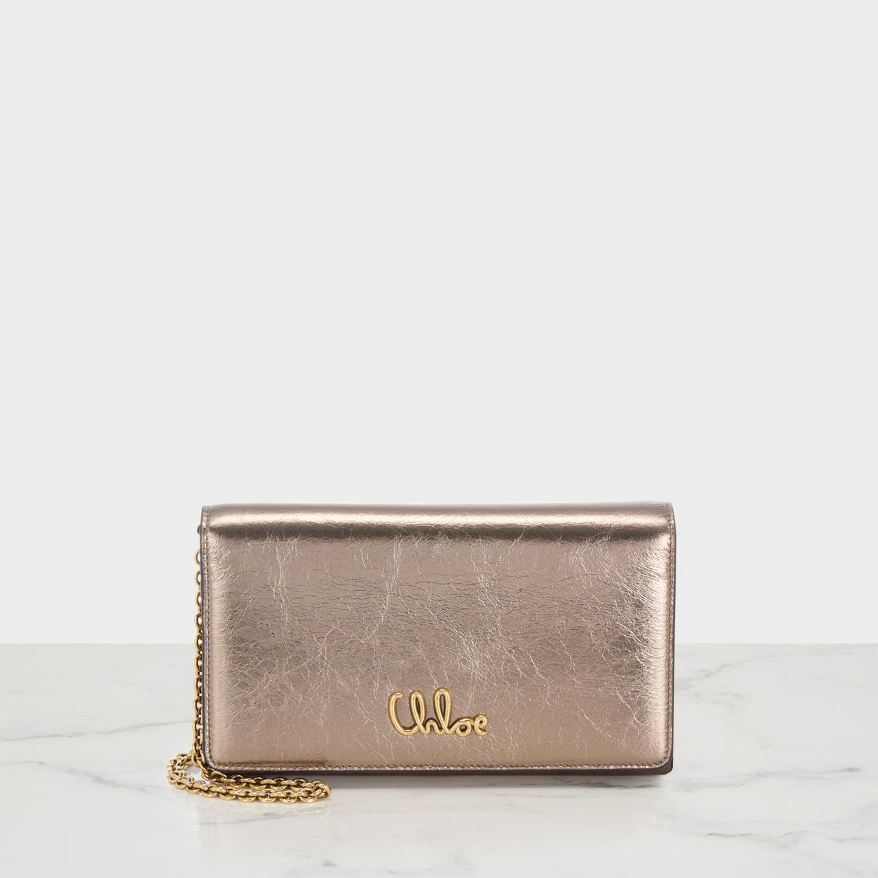 Iconic Chain Wallet Clutch