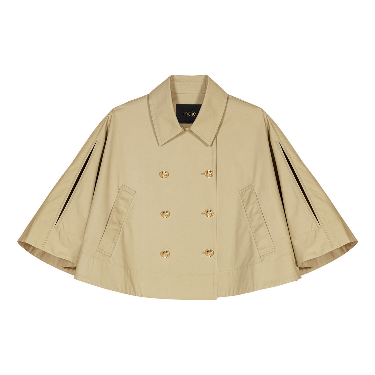 Short Double-Breasted Trench Coat Short Double-Breasted Trench Coat