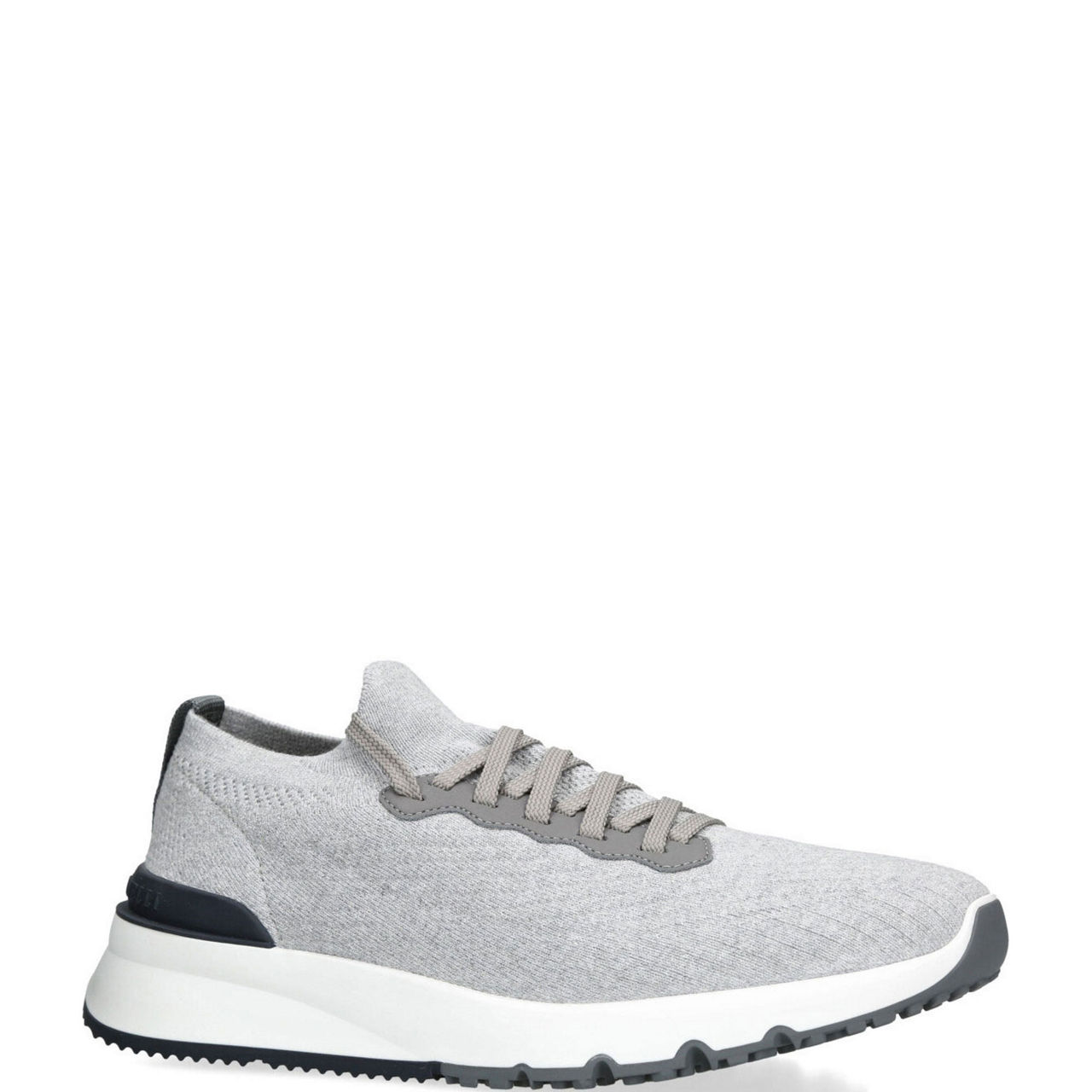 Knit Lace-Up Trainers