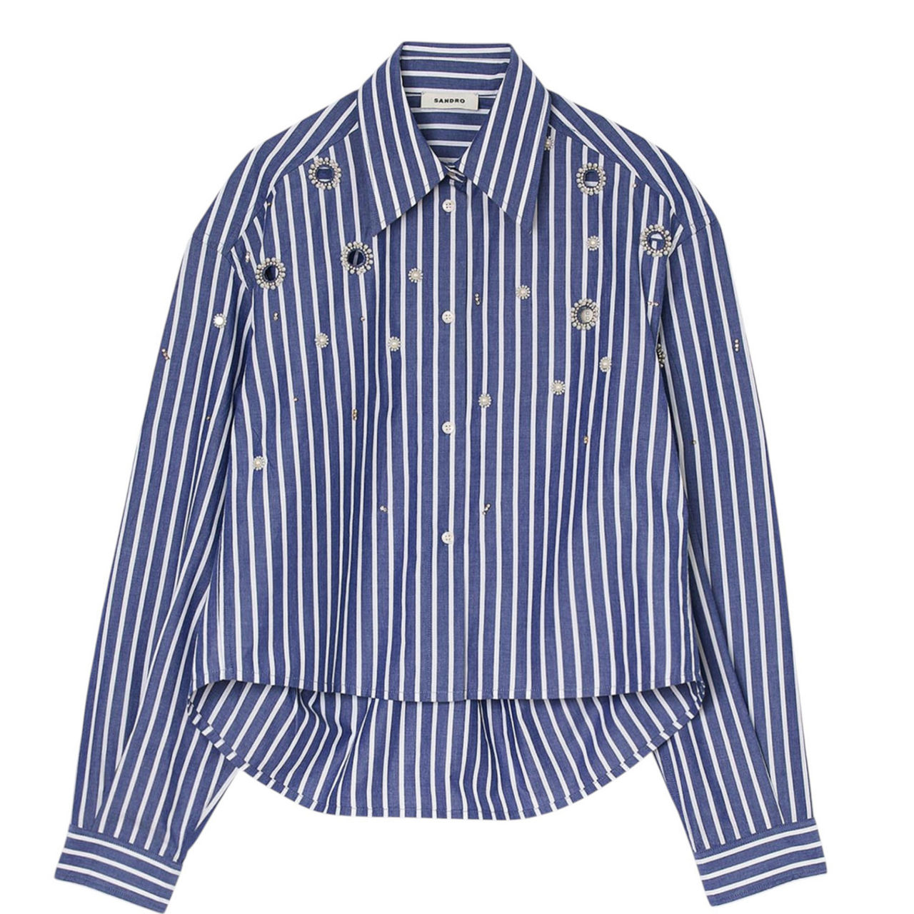 Beaded Striped Shirt