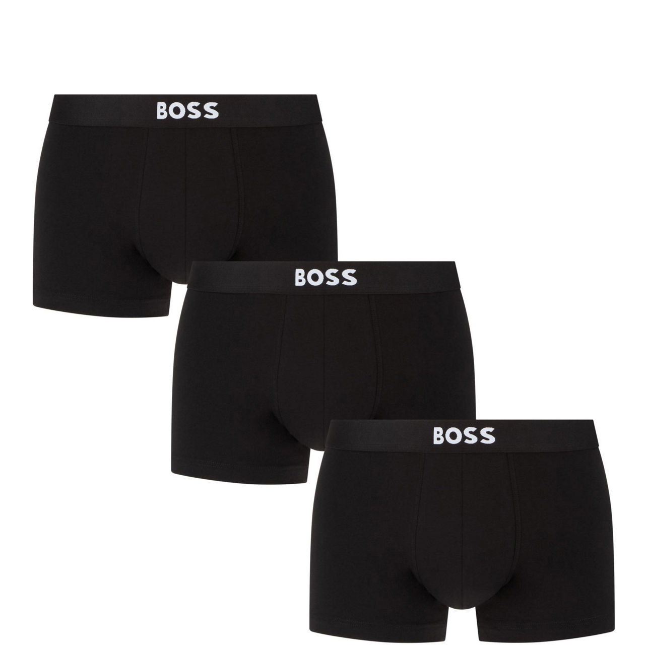 Three-Pack Solid Colour Boxers