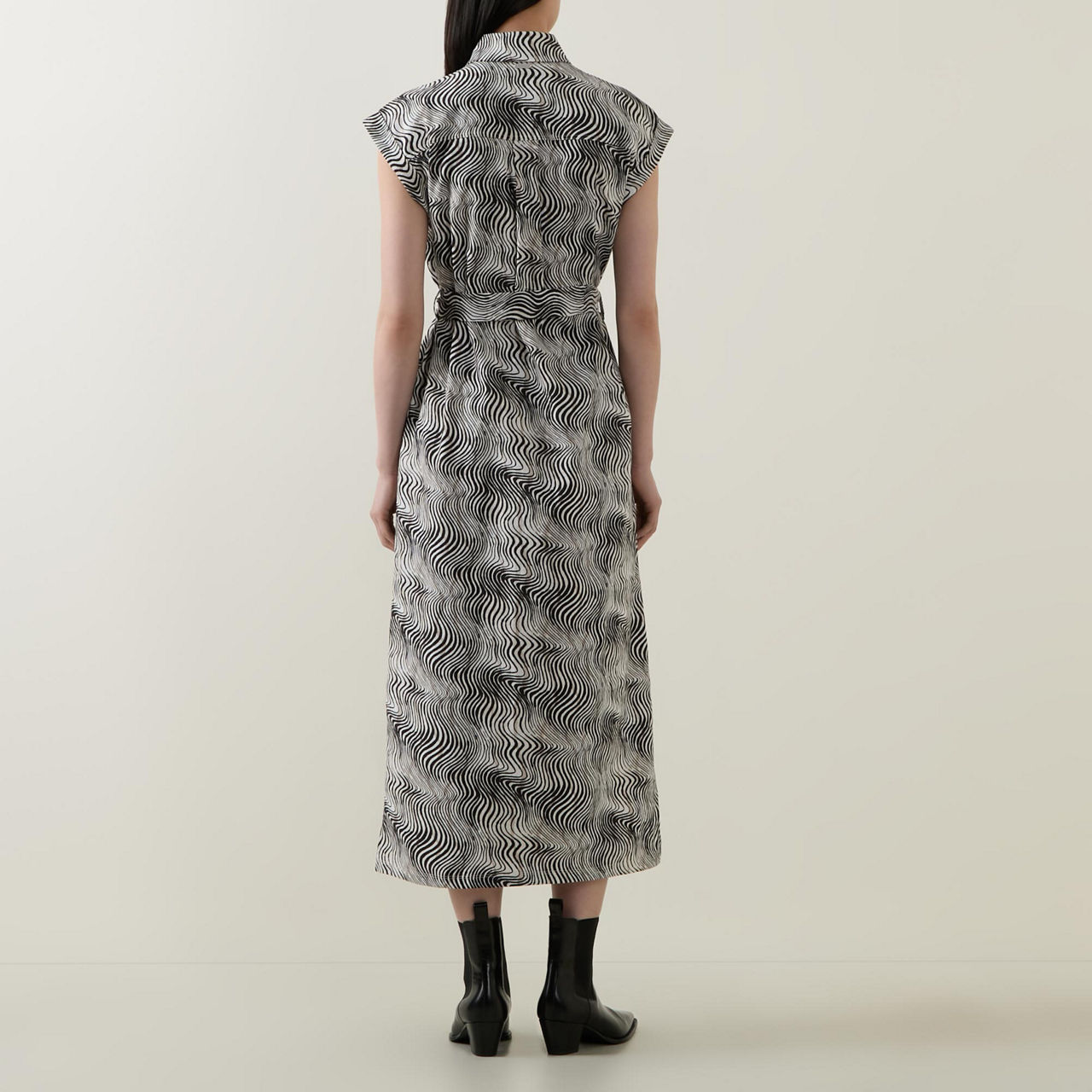 Romy Abstract Print Shirt Dress Romy Abstract Print Shirt Dress