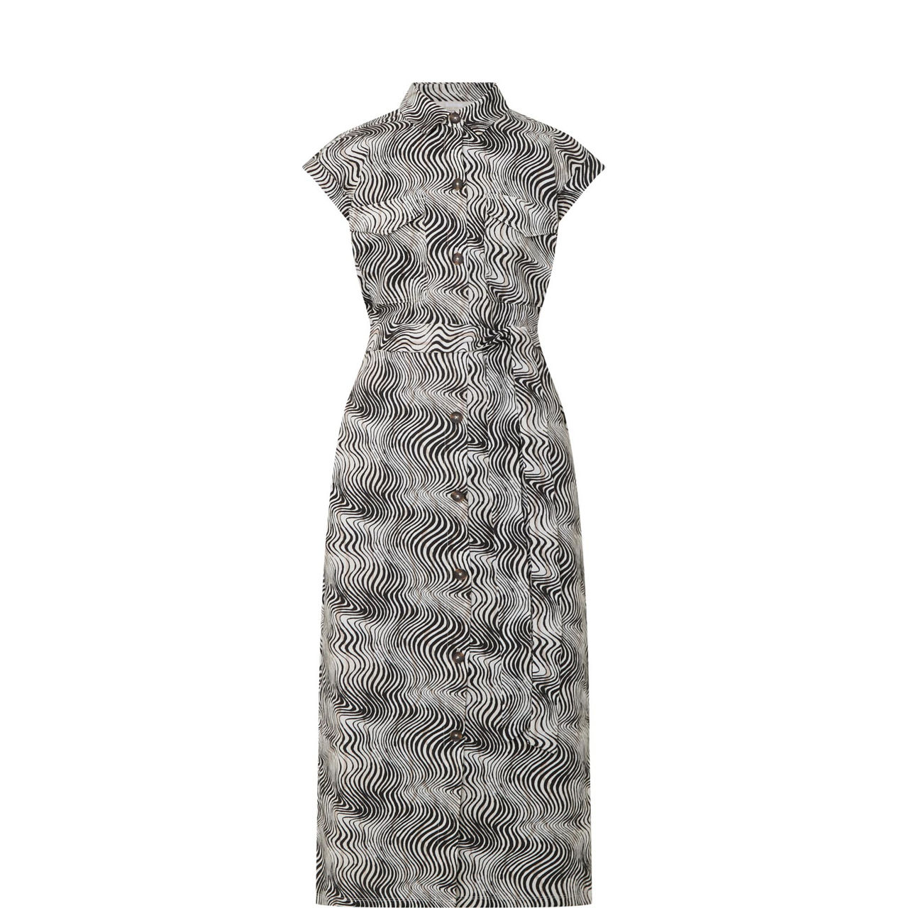 Romy Abstract Print Shirt Dress Romy Abstract Print Shirt Dress
