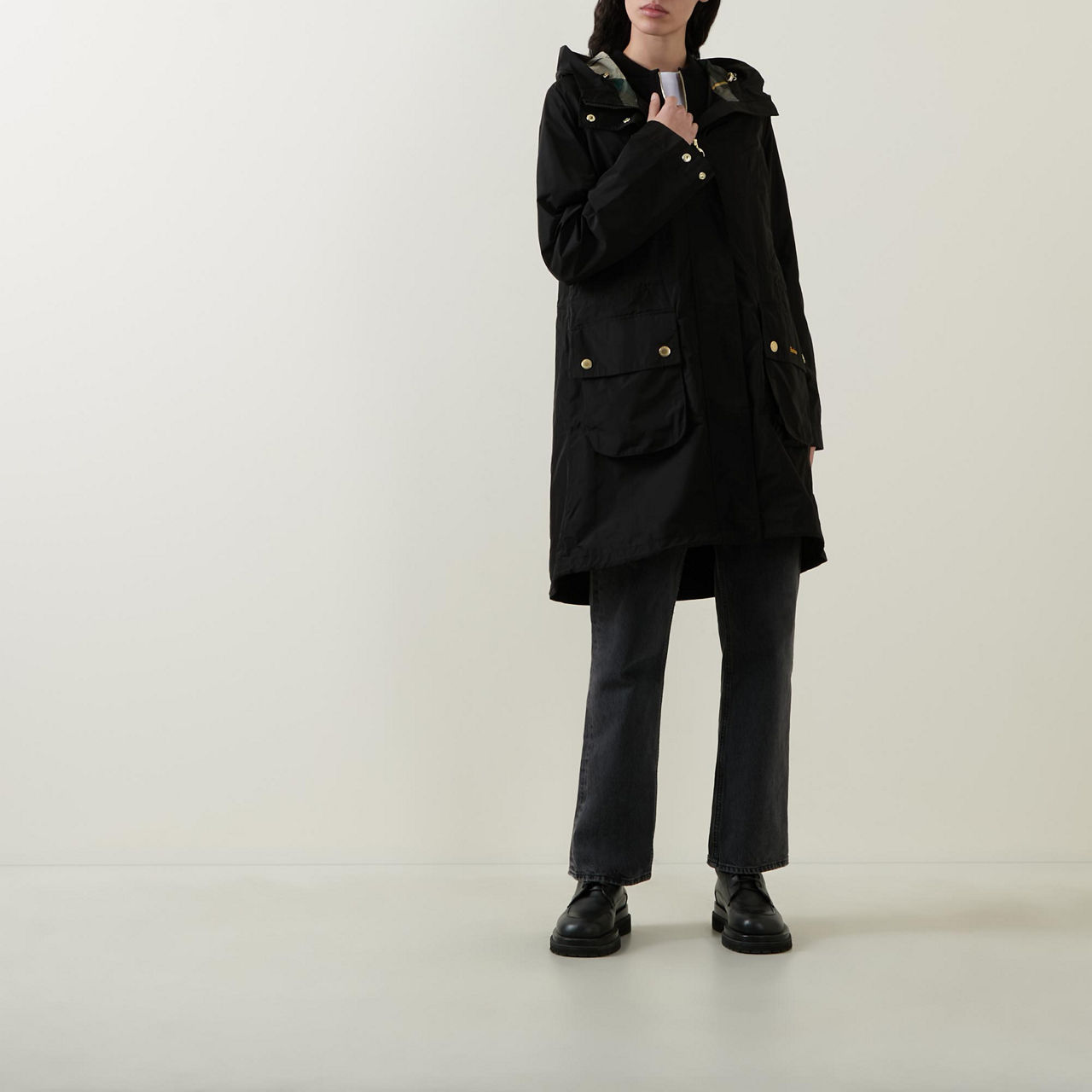 Una Longline Parka Jacket Una Longline Parka Jacket