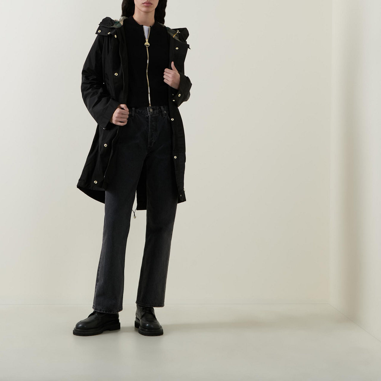 Una Longline Parka Jacket Una Longline Parka Jacket