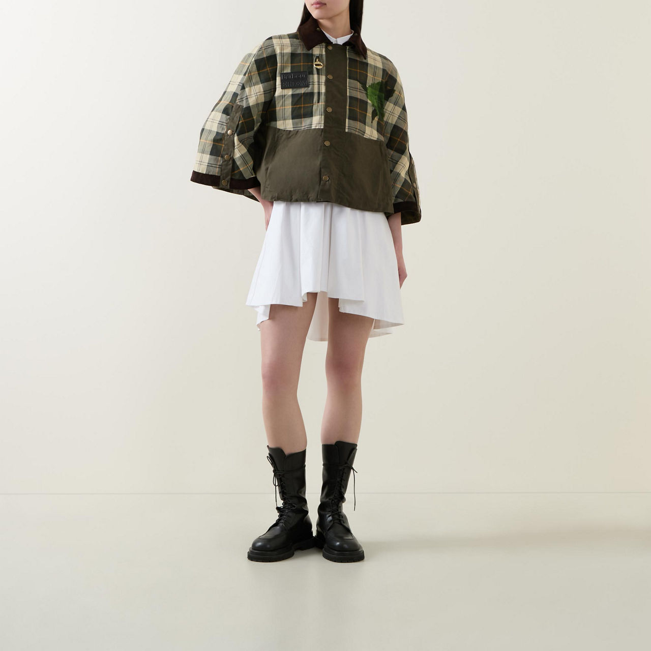 Reversible Clover Showerproof Trapeze Jacket Reversible Clover Showerproof Trapeze Jacket