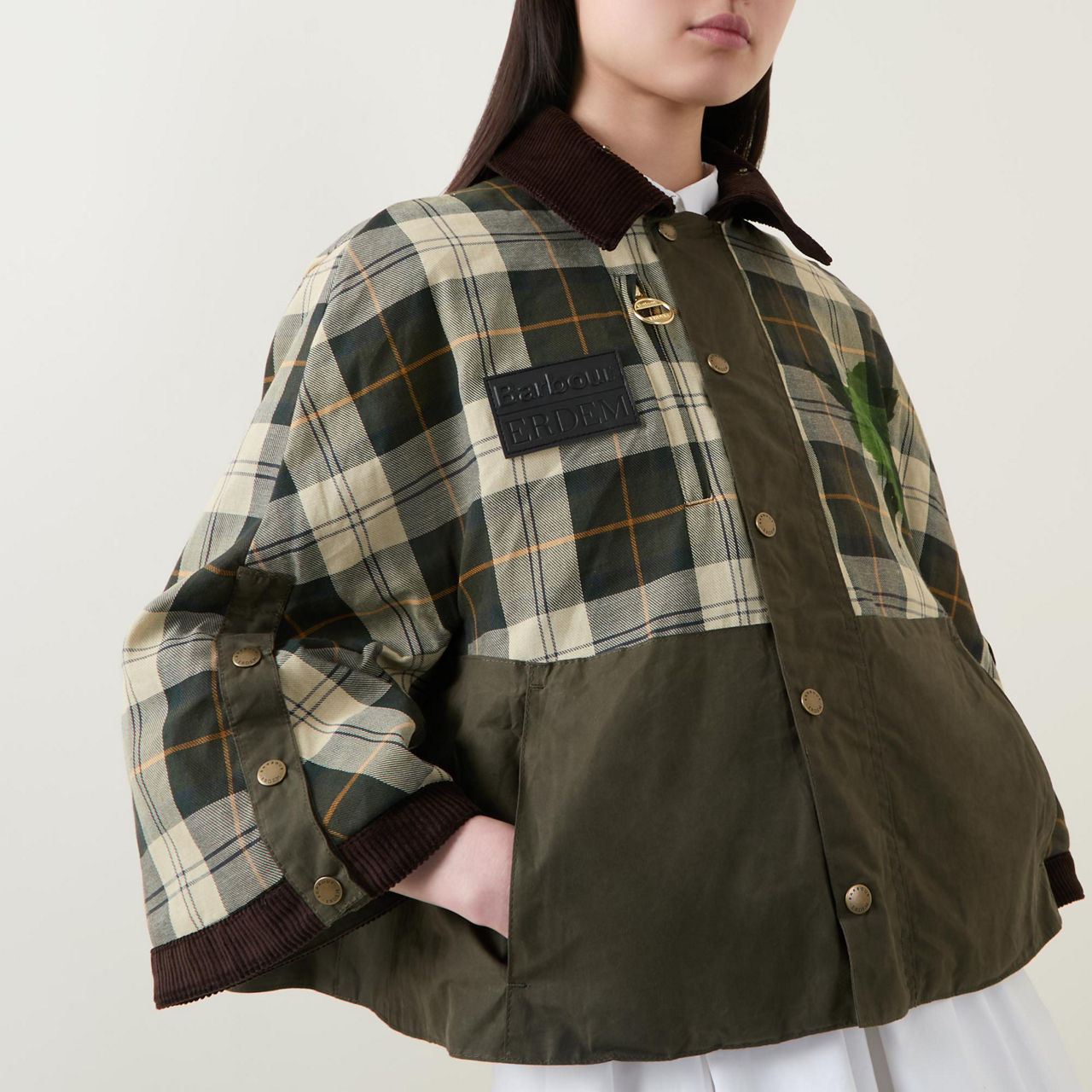 Reversible Clover Showerproof Trapeze Jacket Reversible Clover Showerproof Trapeze Jacket