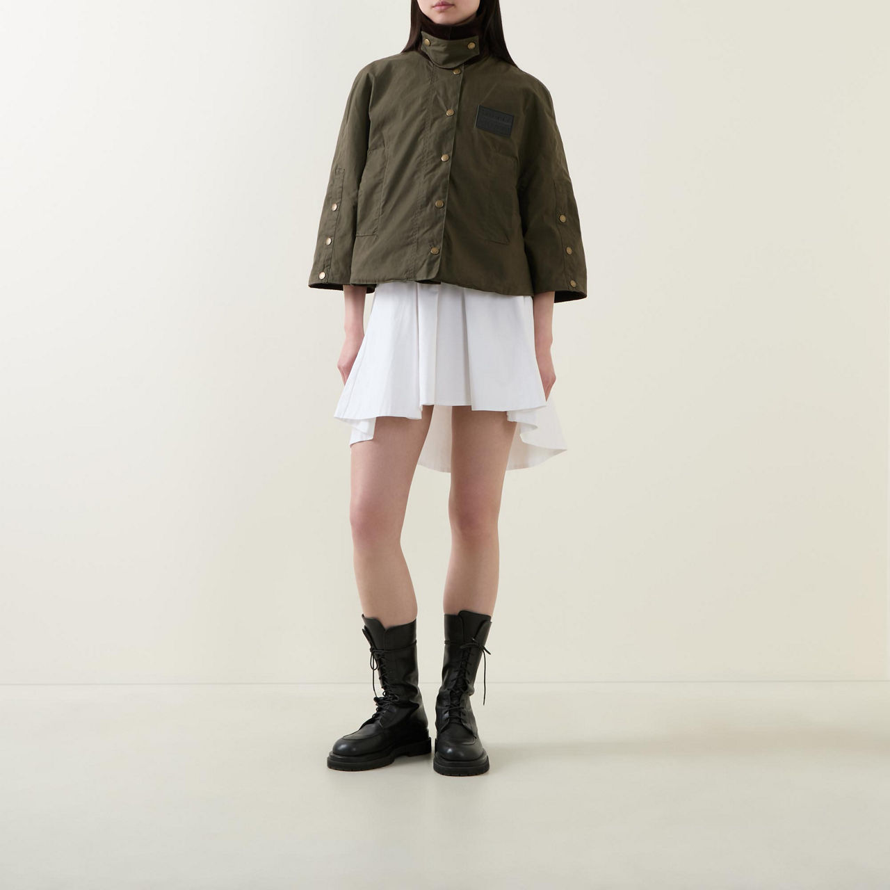 Reversible Clover Showerproof Trapeze Jacket Reversible Clover Showerproof Trapeze Jacket