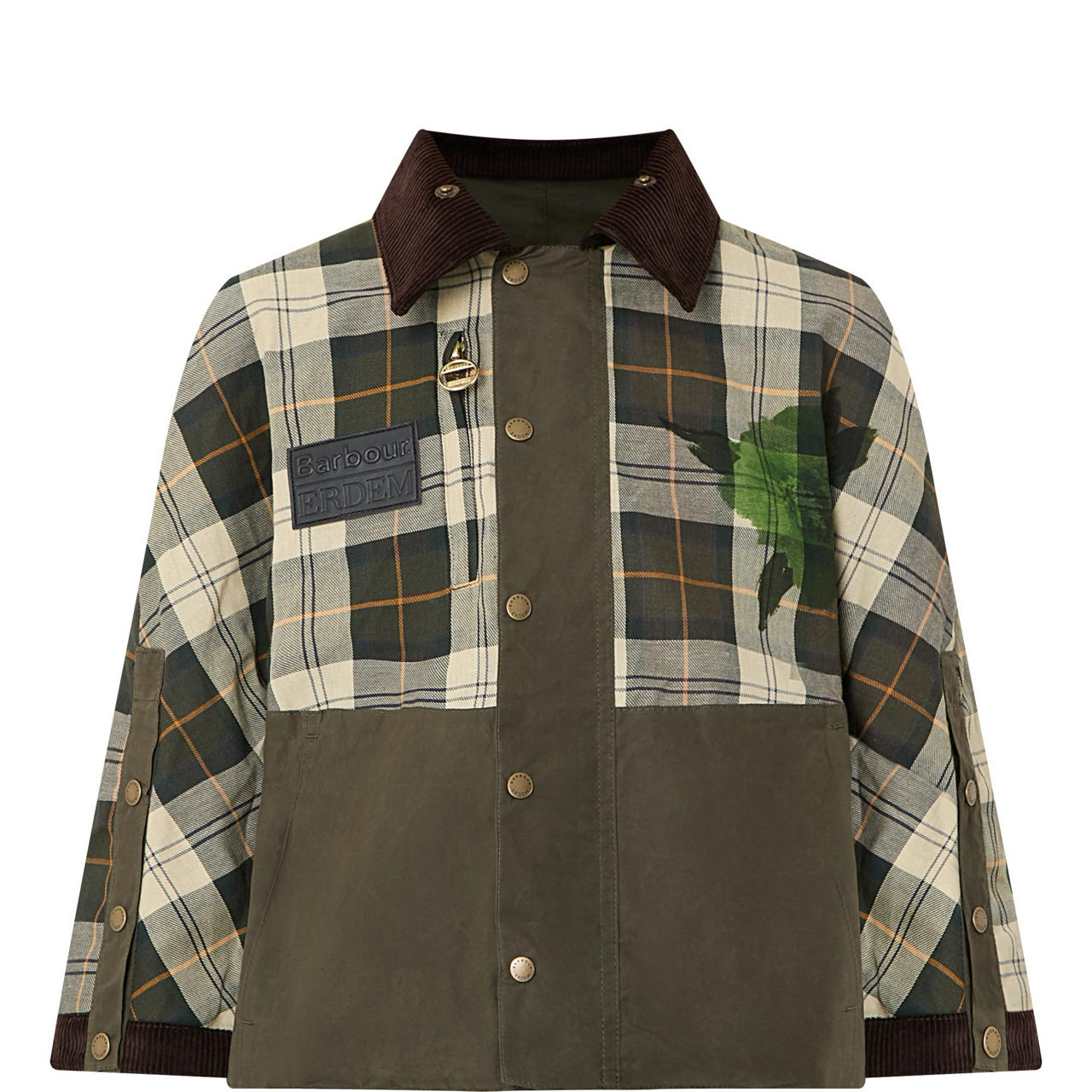 Reversible Clover Showerproof Trapeze Jacket Reversible Clover Showerproof Trapeze Jacket