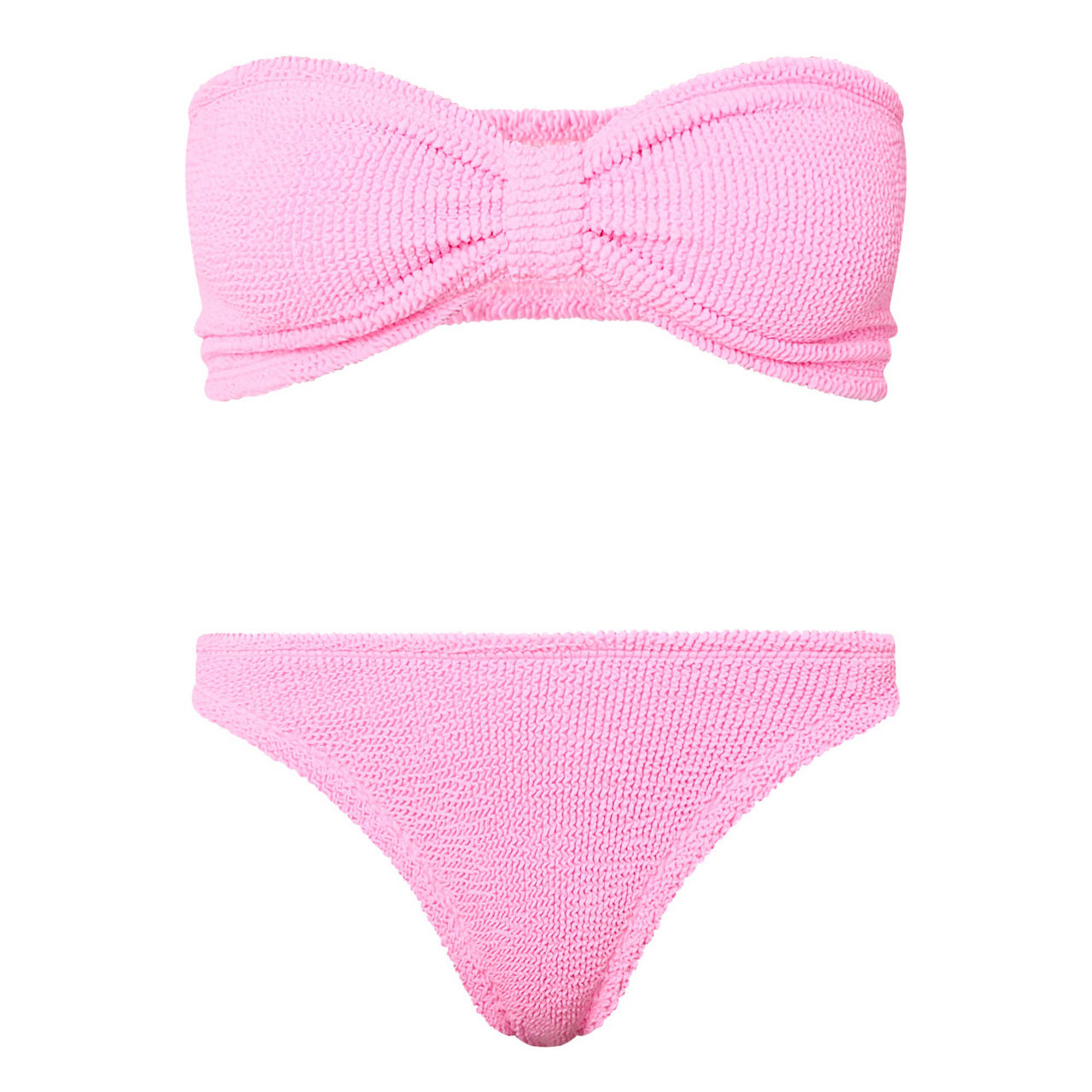 HUNZA G Tina Bandeau Bikini Set