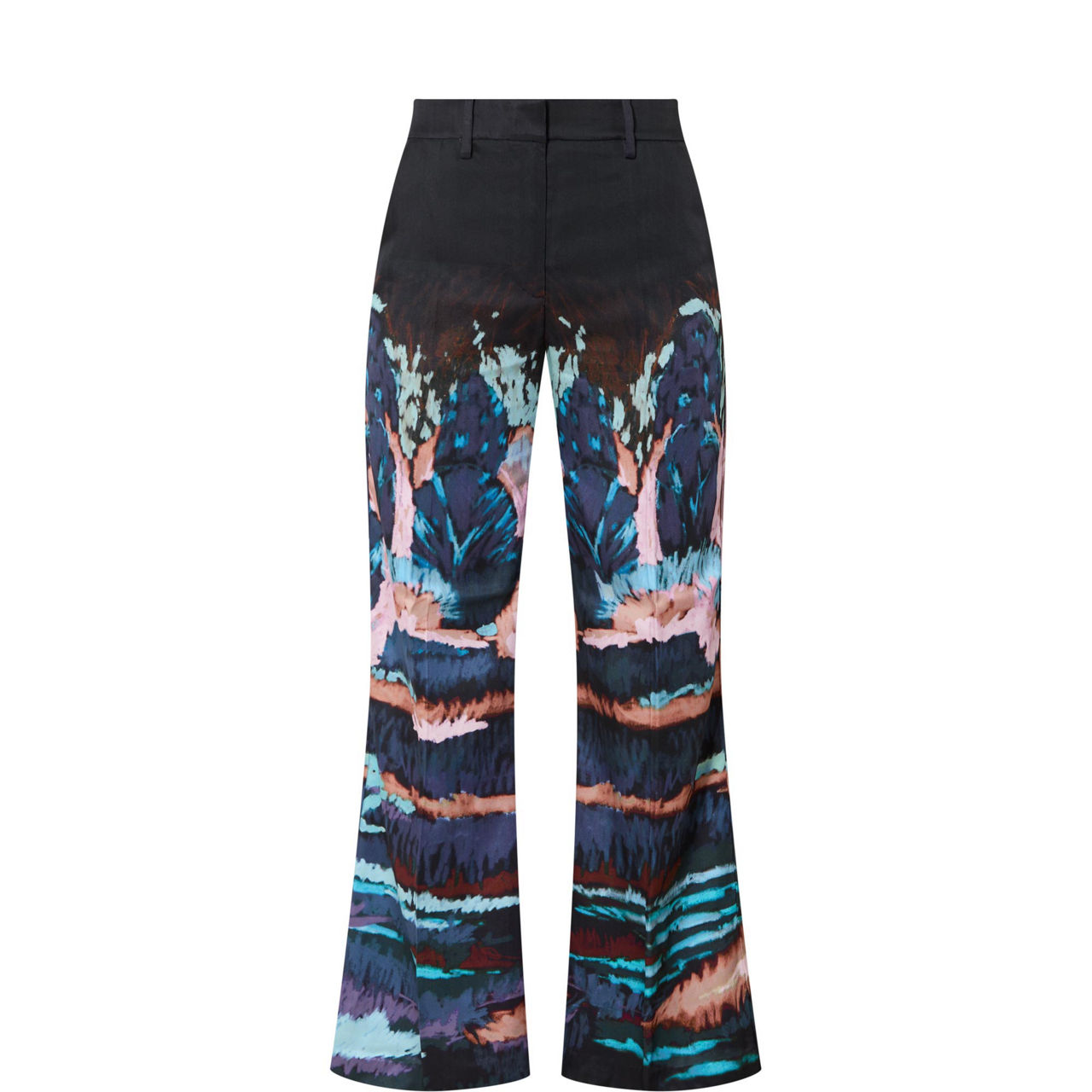 Eileen Printed Wide-Leg Trousers