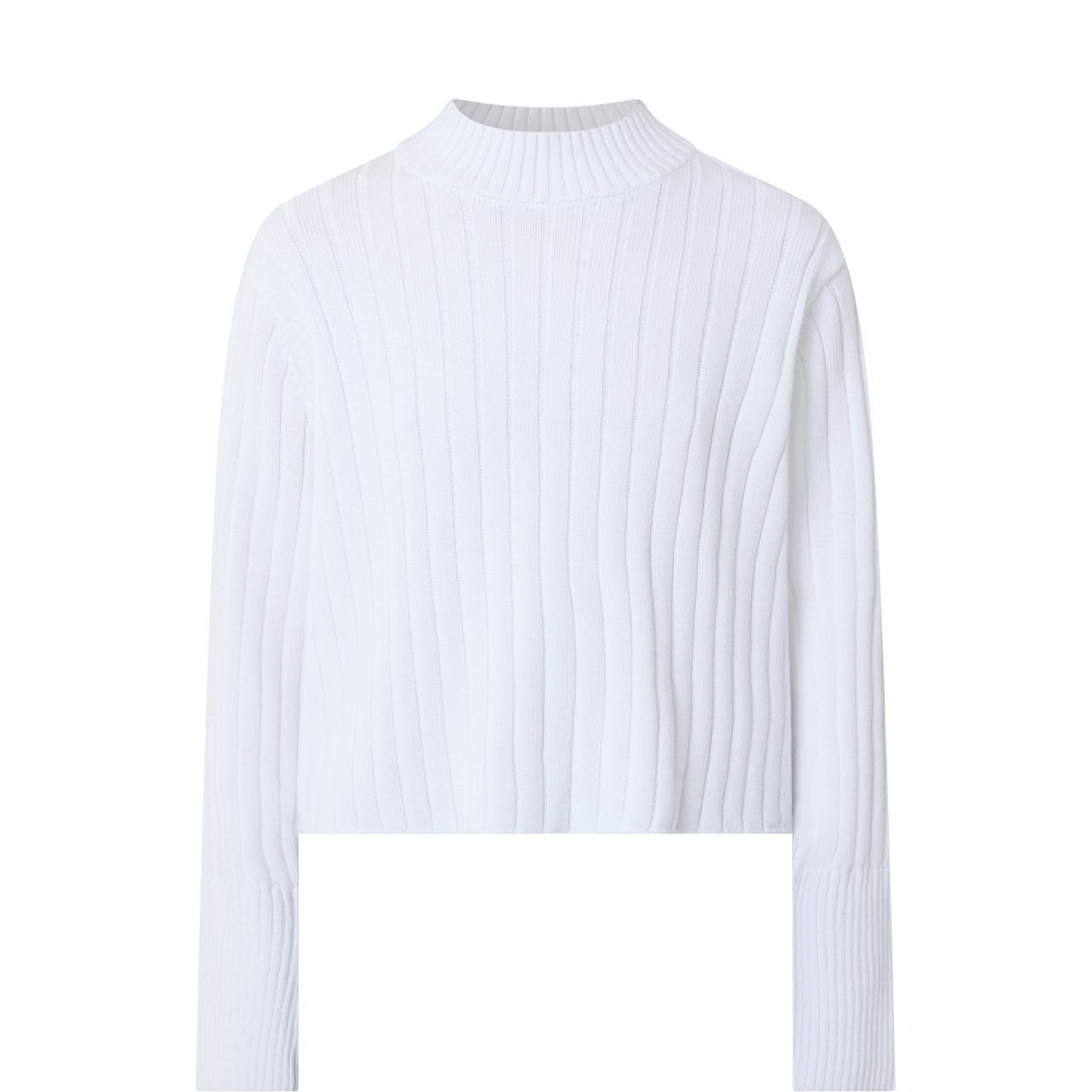 Button-Detail Cropped Sweater Button-Detail Cropped Sweater