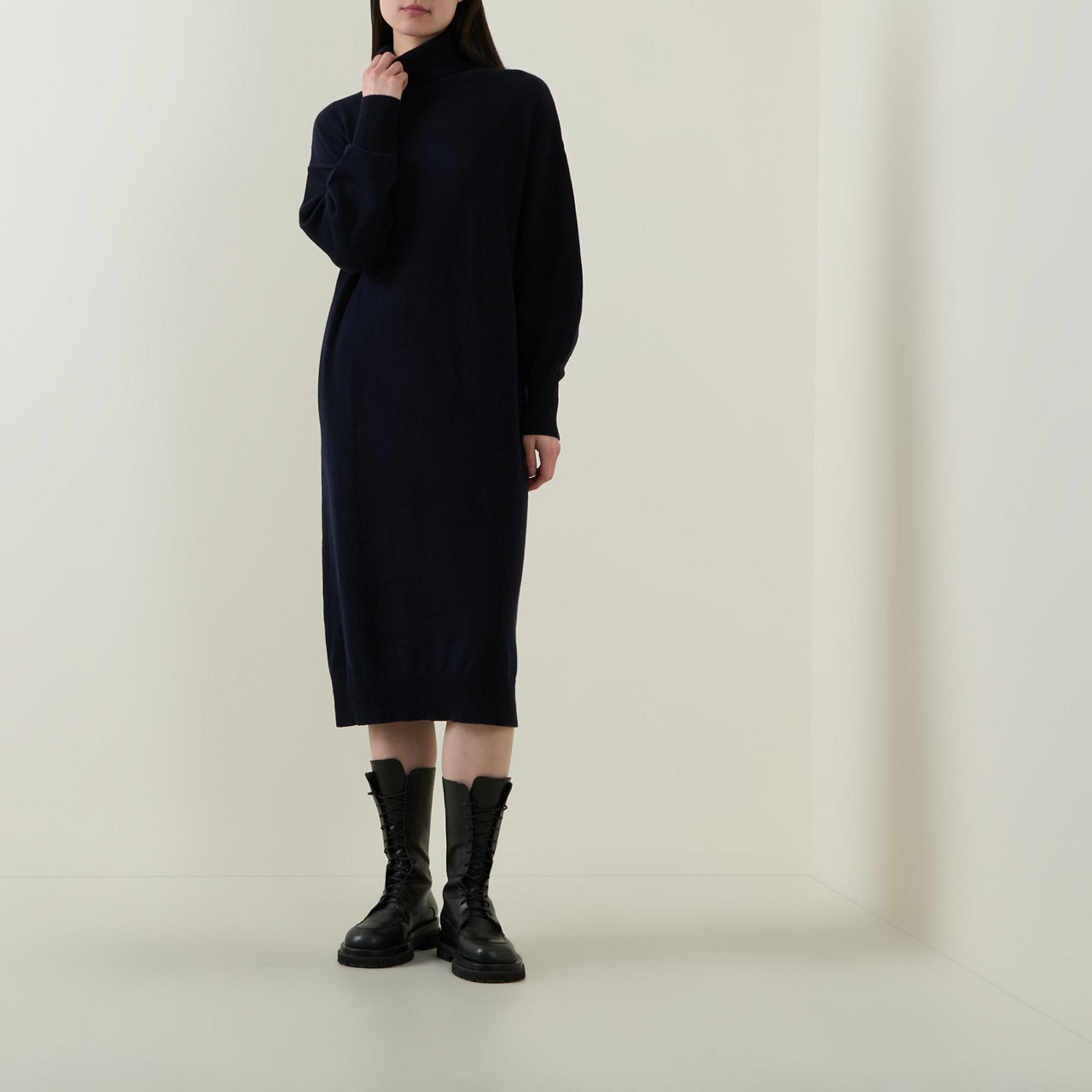 Cassandra Turtleneck Knit Dress Cassandra Turtleneck Knit Dress