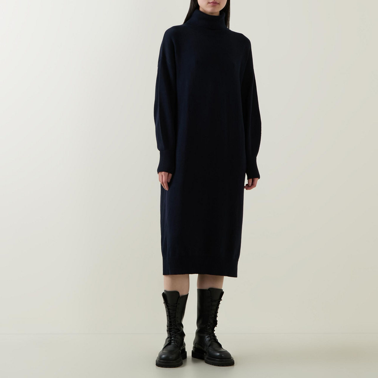 Cassandra Turtleneck Knit Dress Cassandra Turtleneck Knit Dress