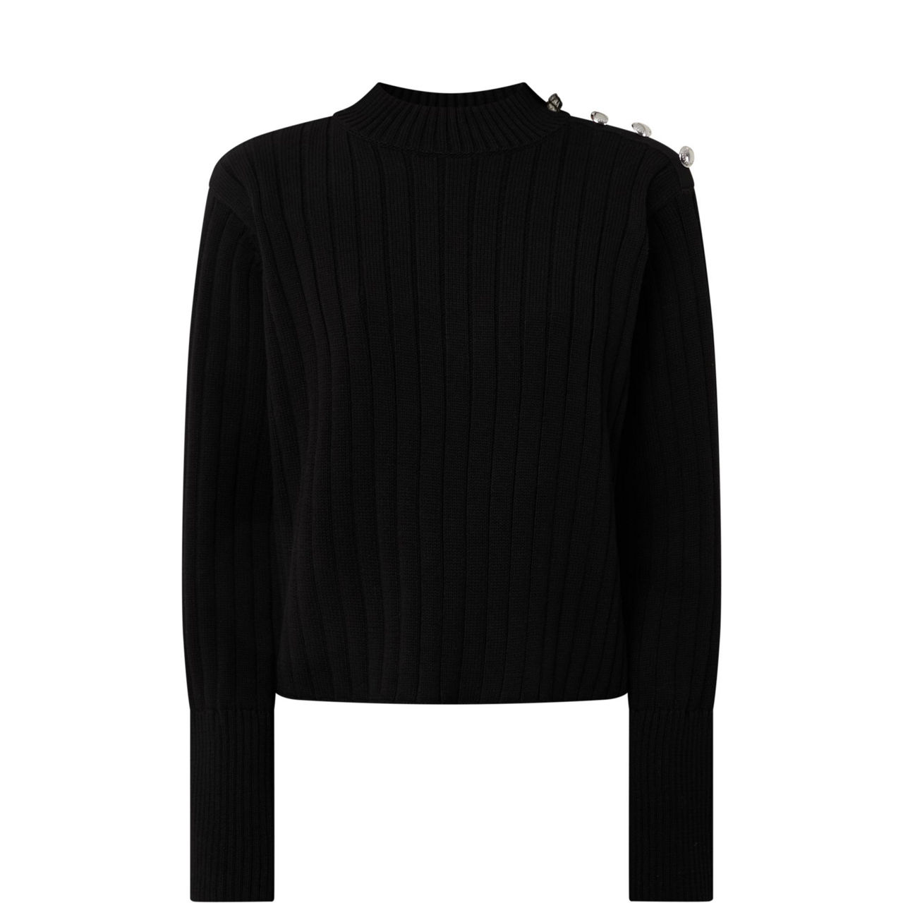 Della Button Detail Sweater Della Button Detail Sweater