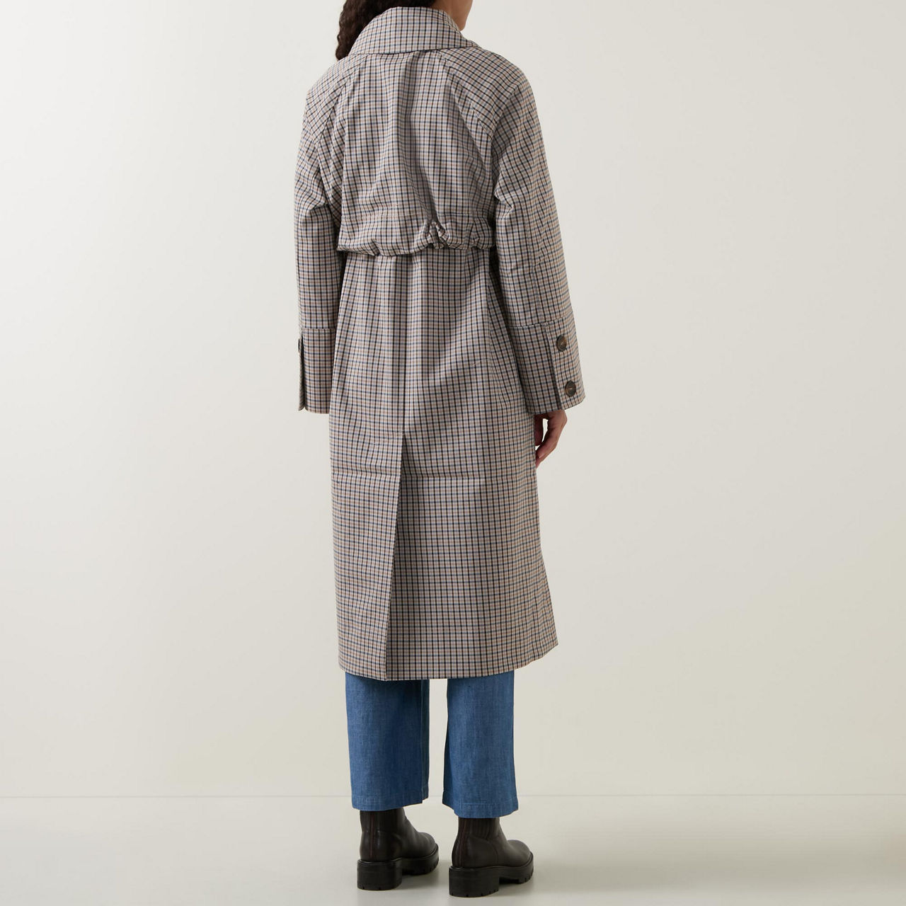 Beatrix Check Showerproof Trench Coat Beatrix Check Showerproof Trench Coat