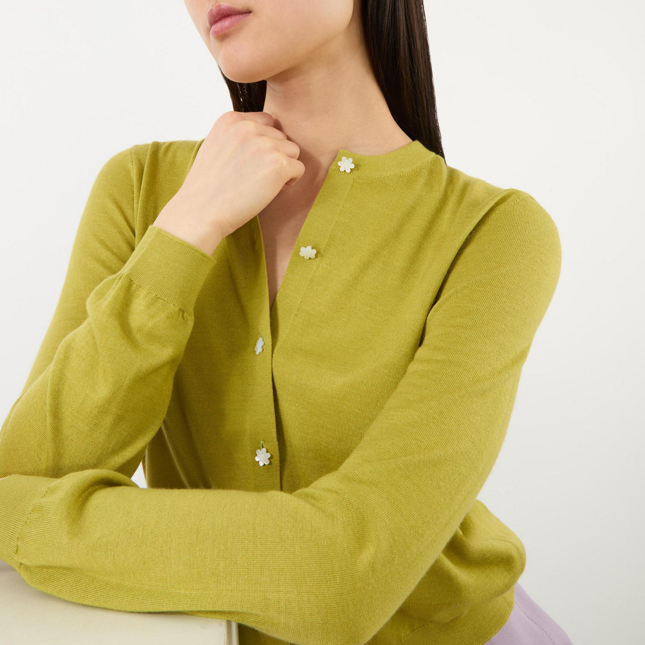 Fine-Knit Cashmere Cardigan Fine-Knit Cashmere Cardigan
