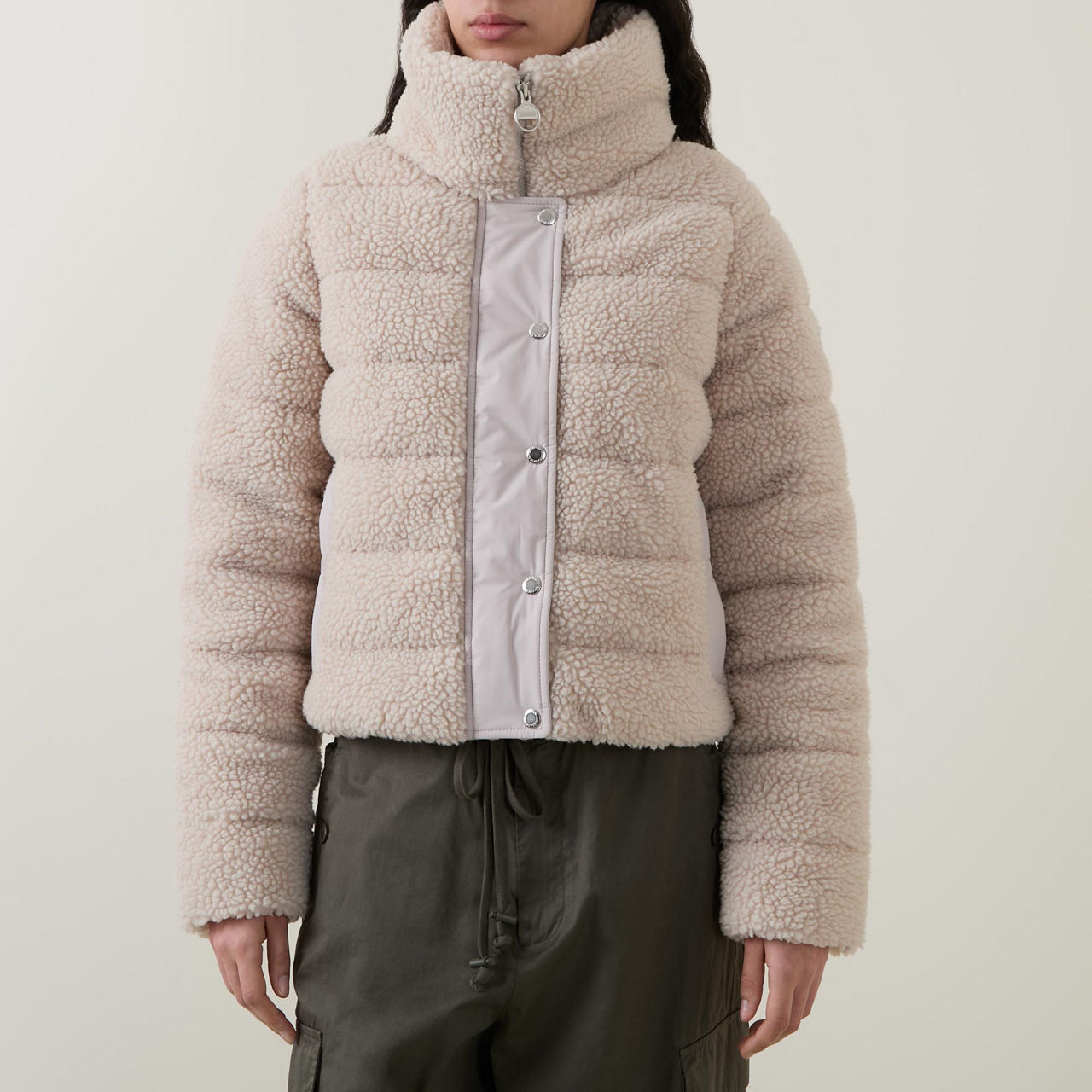 Franchesca Fleece Quilted Jacket Franchesca Fleece Quilted Jacket