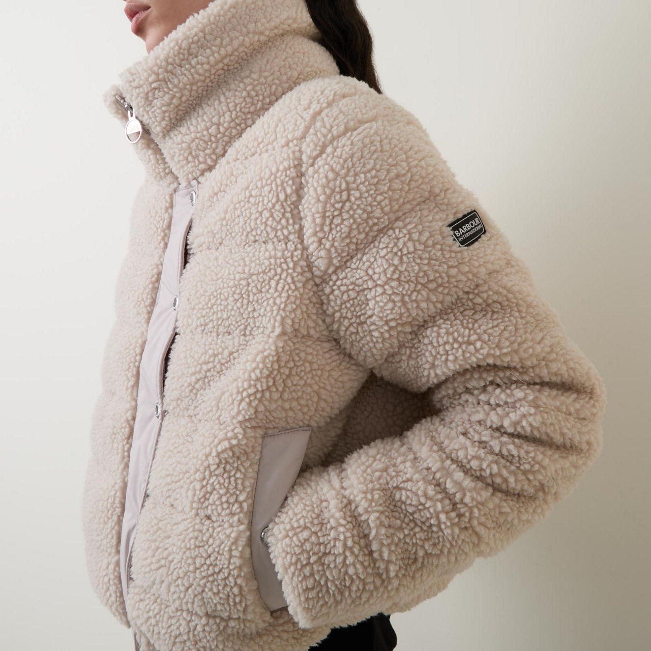 Franchesca Fleece Quilted Jacket Franchesca Fleece Quilted Jacket
