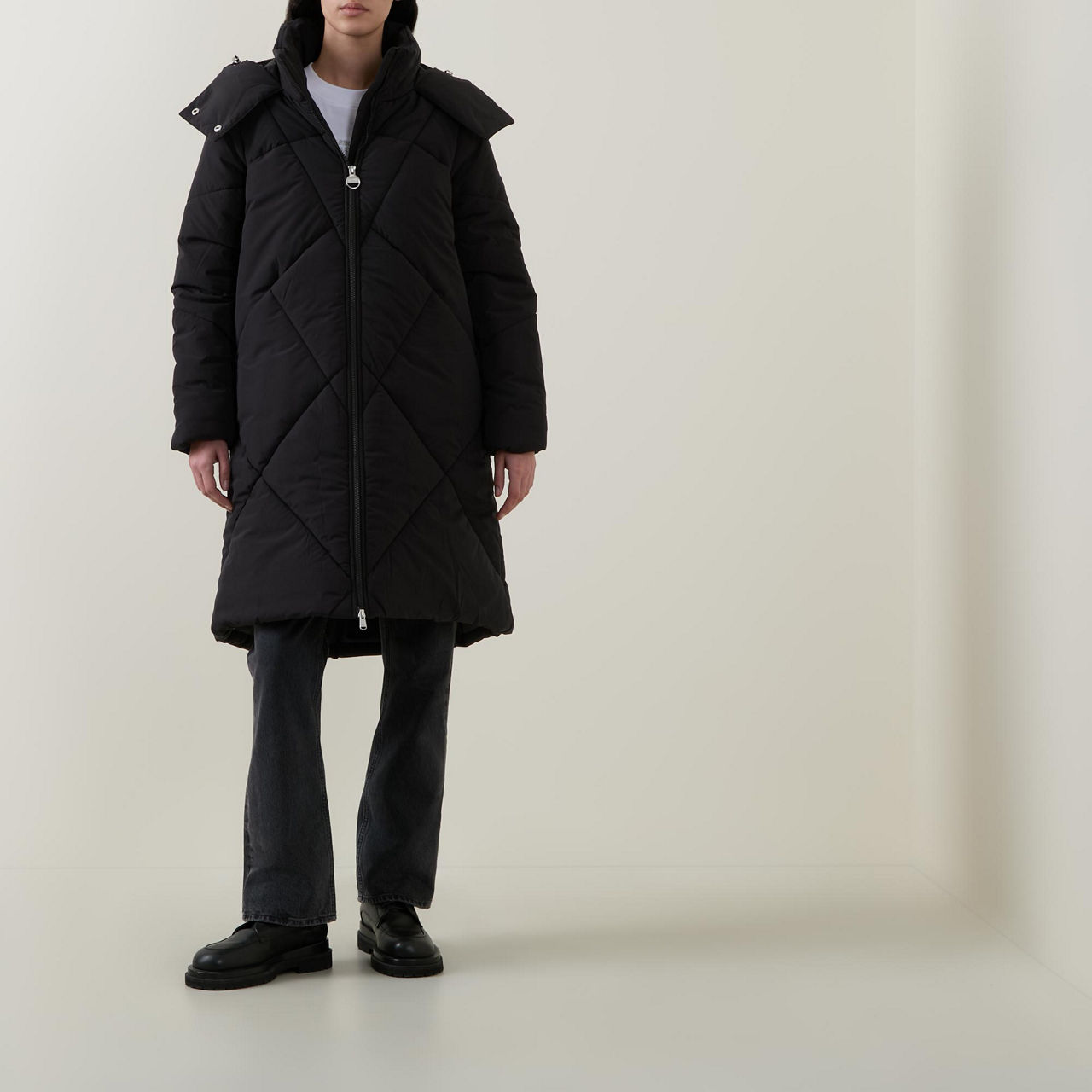 Arabella Longline Quilted Jacket Arabella Longline Quilted Jacket
