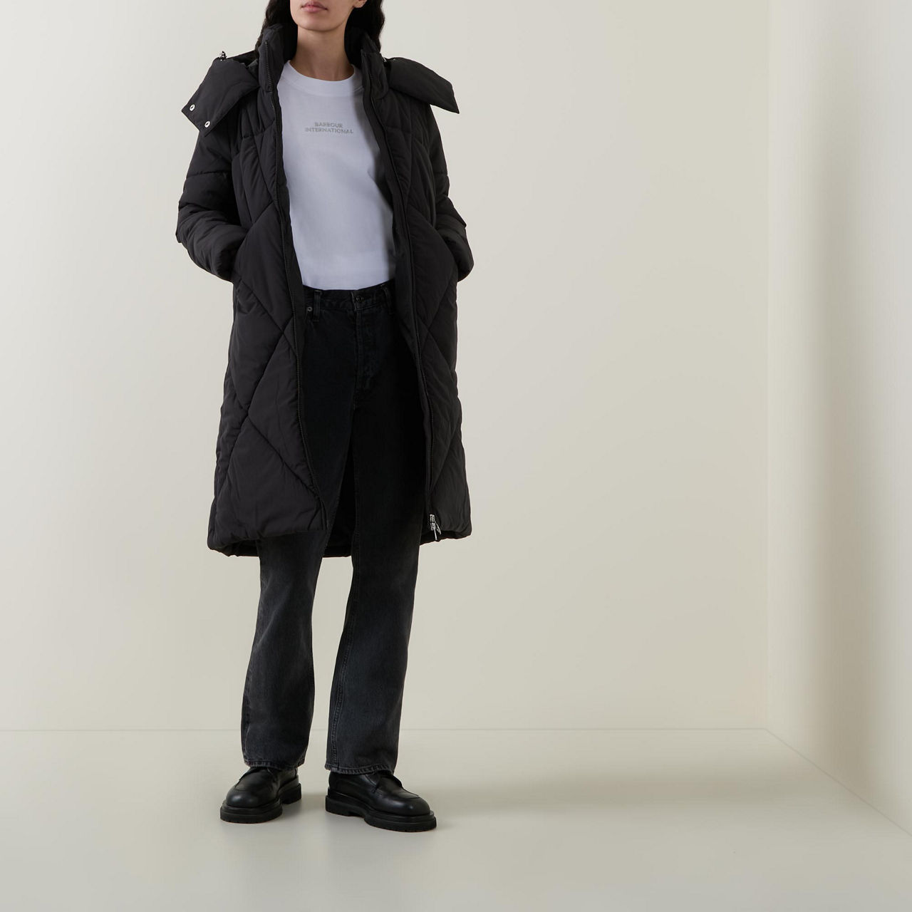 Arabella Longline Quilted Jacket Arabella Longline Quilted Jacket