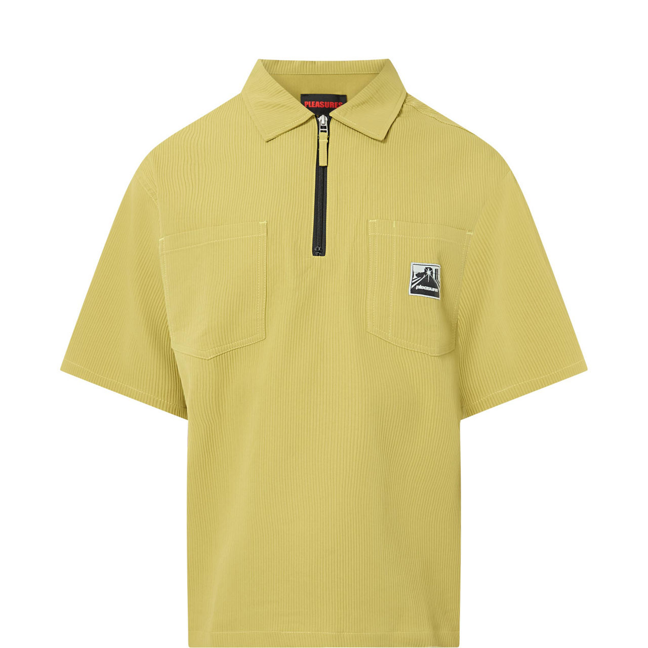 Electron Logo Zip Polo Shirt