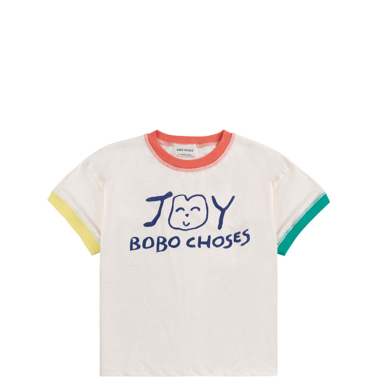 Smiling Colour-Block T-shirt