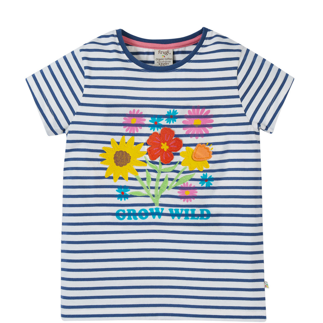 Elise Striped Floral T-Shirt
