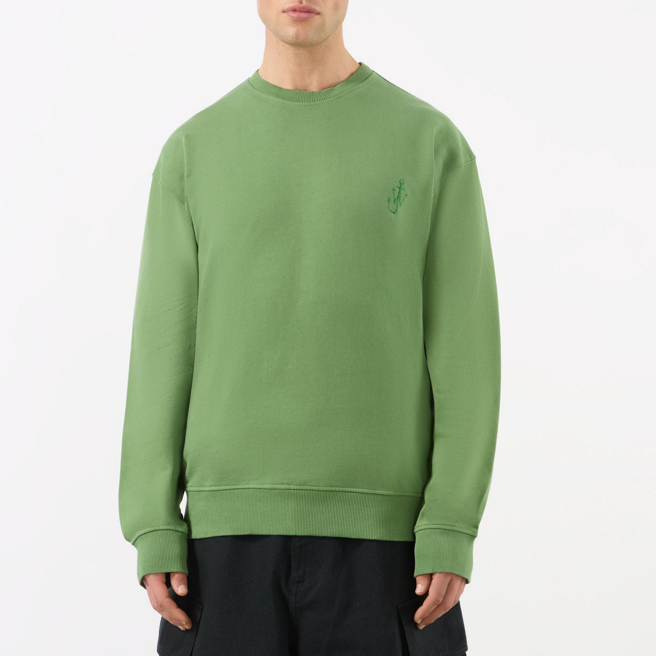 JW ANDERSON Anchor Embroidery Back Printed Sweatshirt