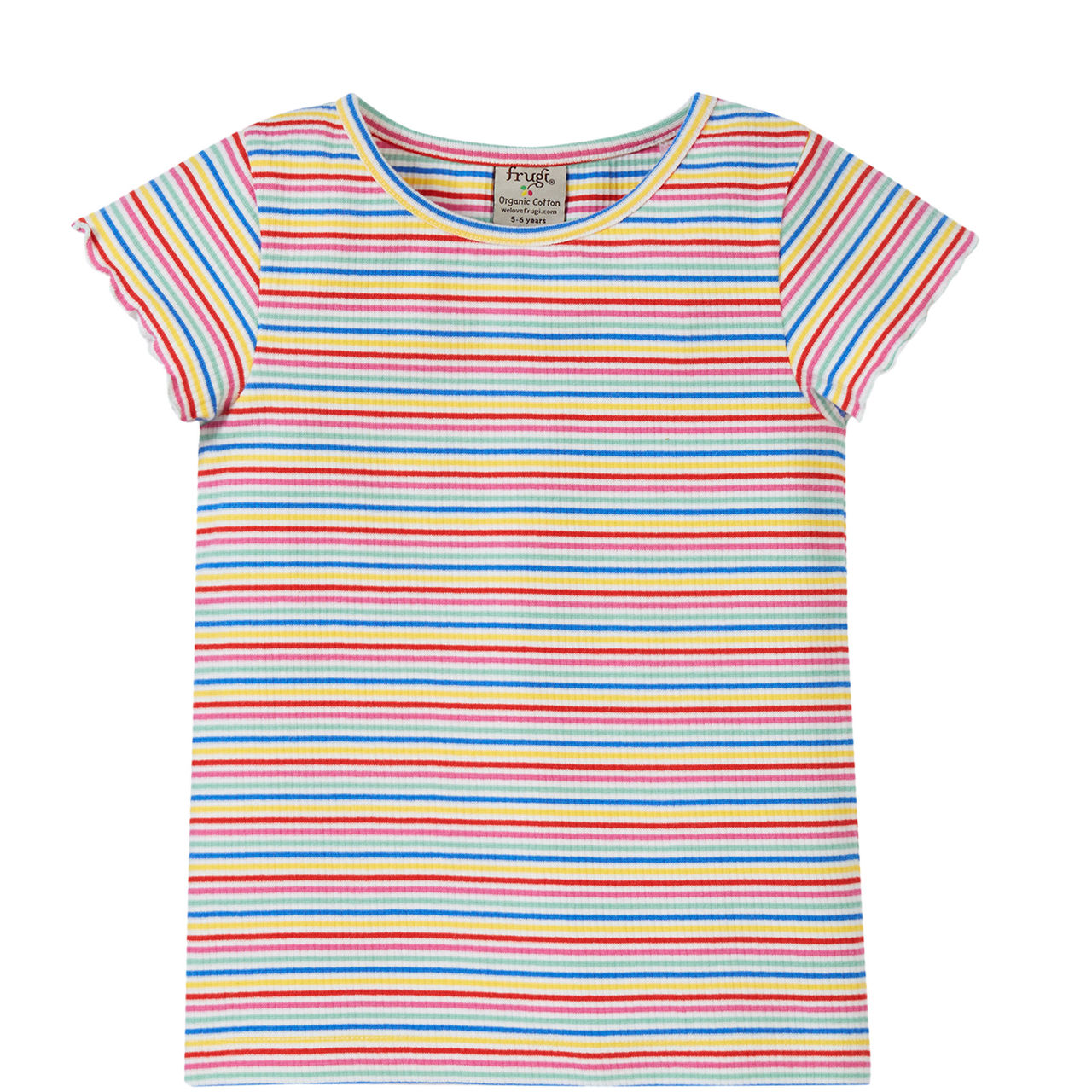 Lettuce Ribbed Stripe T-Shirt