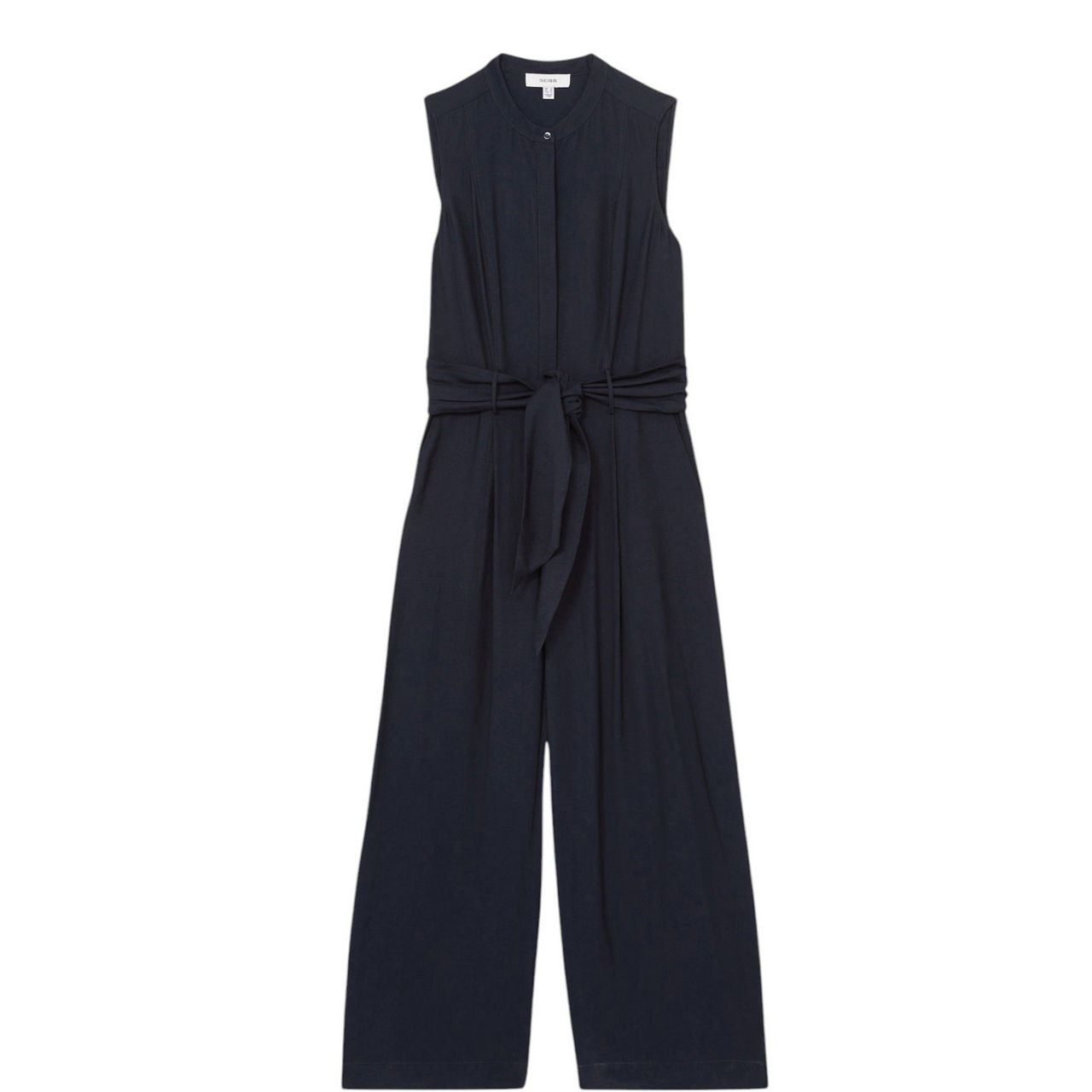 Raven Wide-Leg Belted Jumpsuit