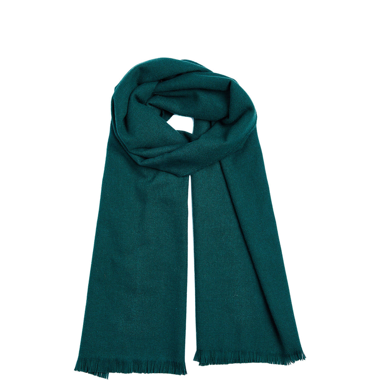 Fine-Knit Frayed Scarf