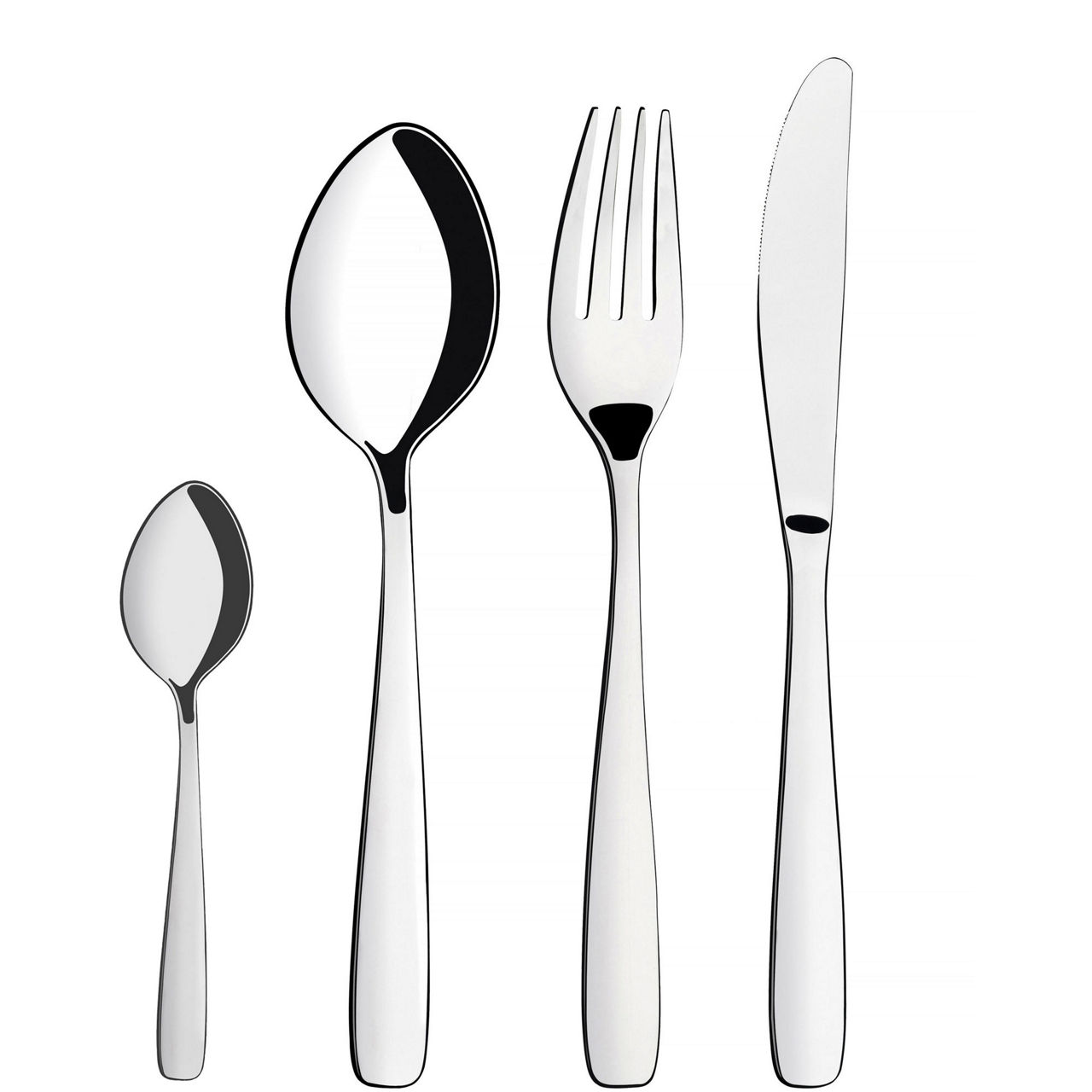 16-Piece Stainless Steel Cutlery Set