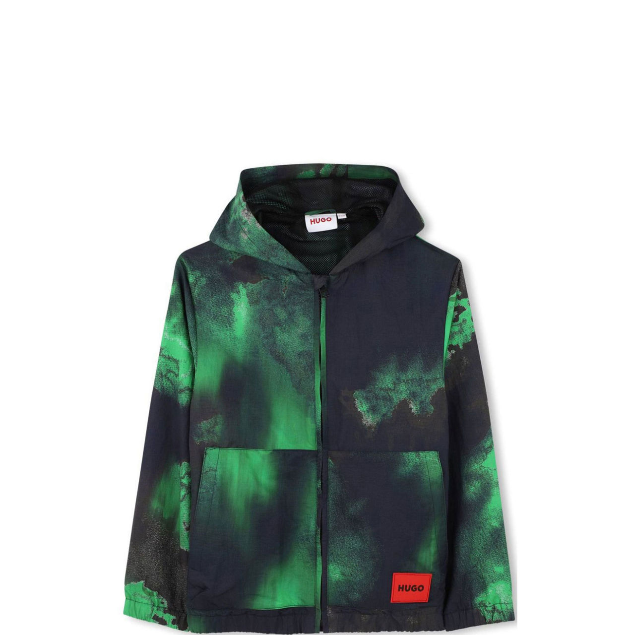 Printed Windbreaker Jacket