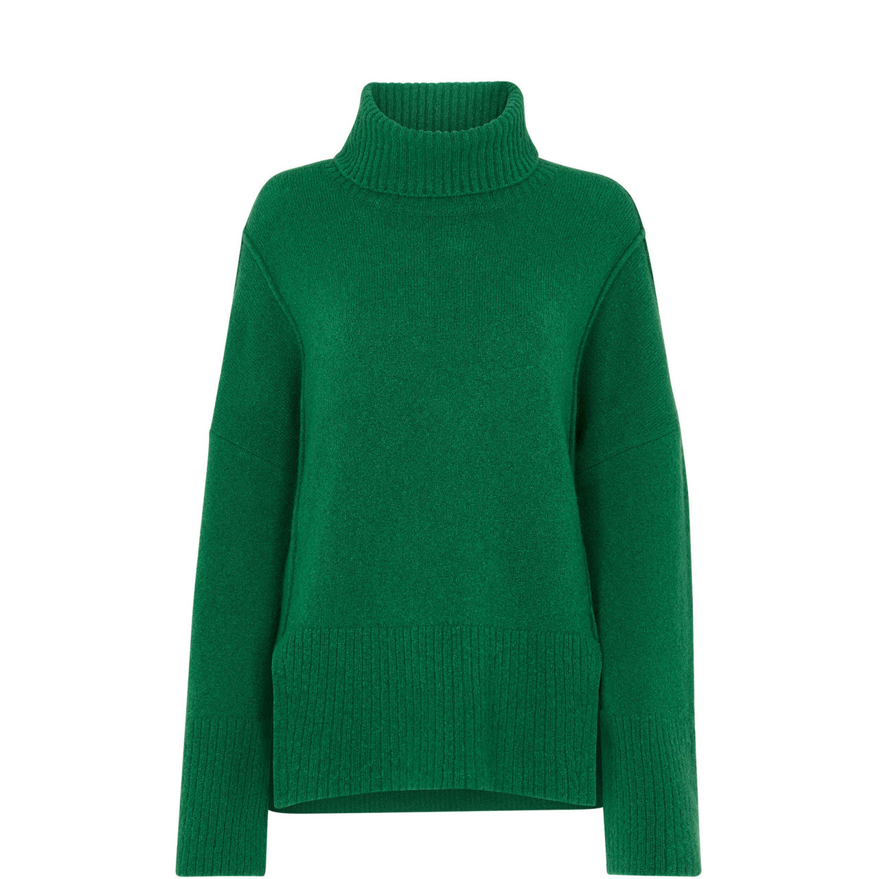 Roll Neck Knit Sweater