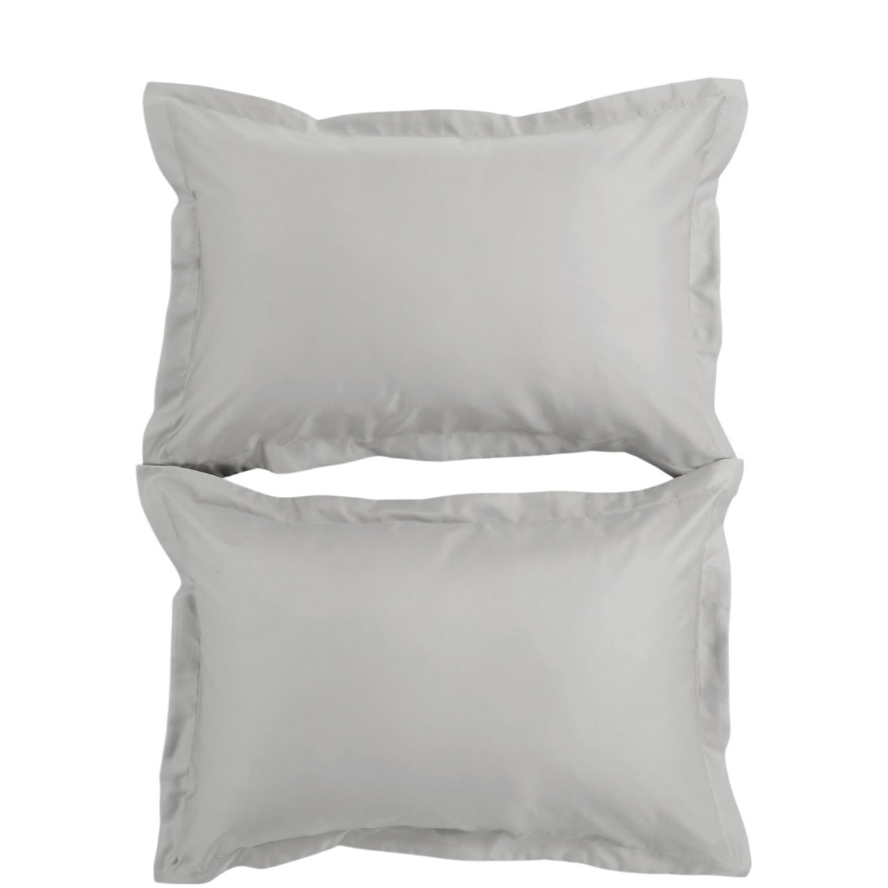 400 Thread Count Sateen Oxford Pillowcase Pair Platinum