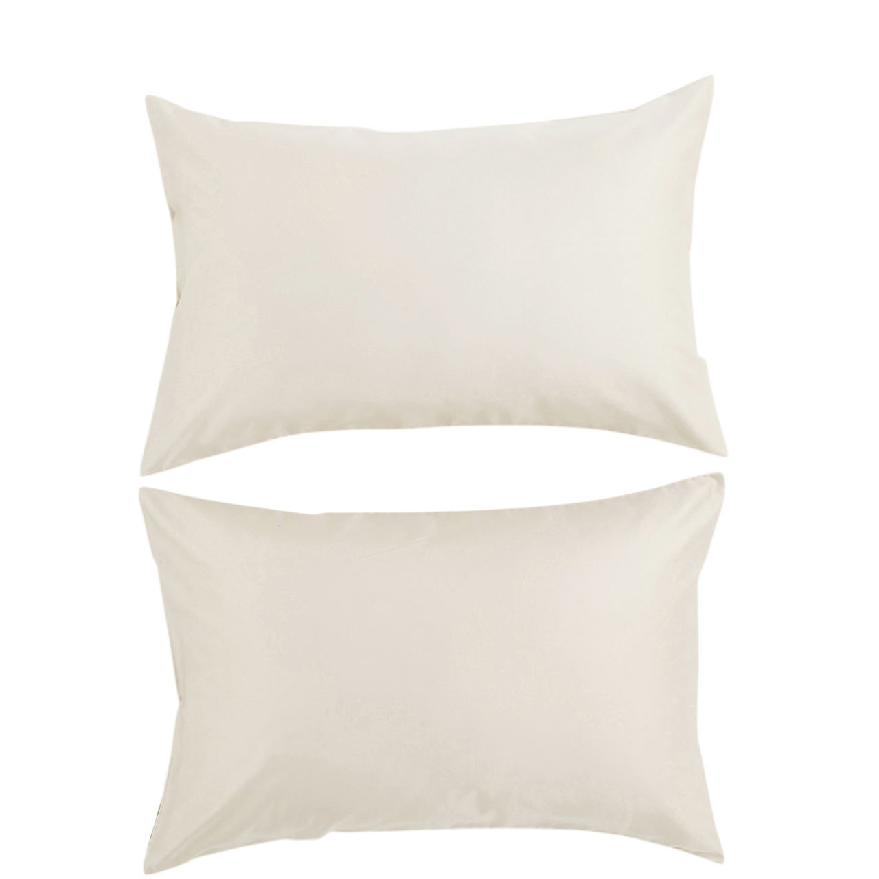 400 Thread Count Sateen Pillowcase Pair Ivory
