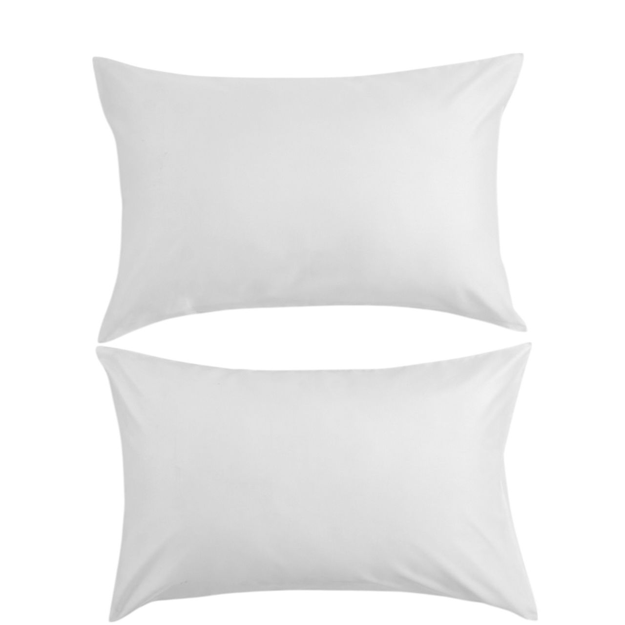 400 Thread Count Sateen Pillowcase Pair White