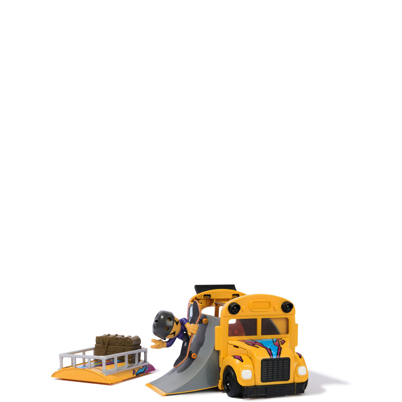 Sk8 Crew 2-in-1 Transforming Ultra Sk8 Bus Play Set