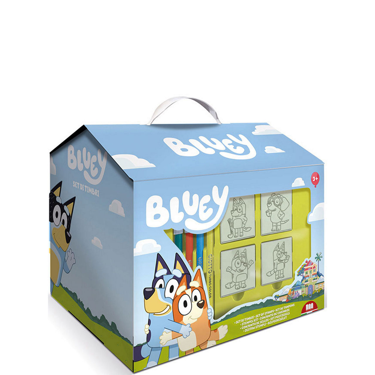 Bluey Tiny House Art Set