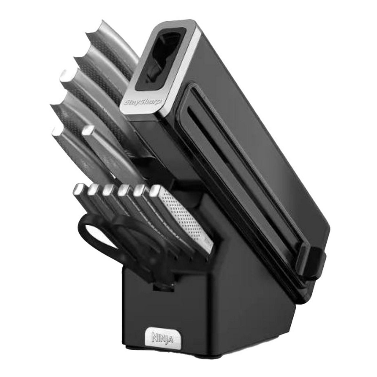 StaySharp Knife Block With Intergrated Sharpener 14 Piece Set StaySharp Knife Block With Intergrated Sharpener 14 Piece Set